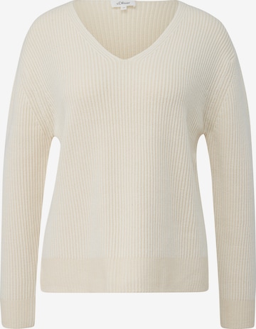 Pull-over s.Oliver en beige : devant