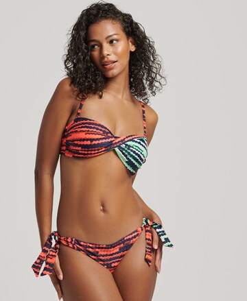 Superdry Bandeau Bikinitop in Blauw