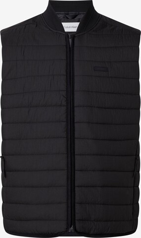 Calvin Klein Big & Tall Vest in Black: front