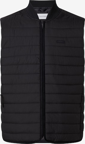 Calvin Klein Big & Tall Vest in Black: front