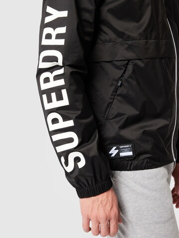 Superdry Přechodná bunda – černá