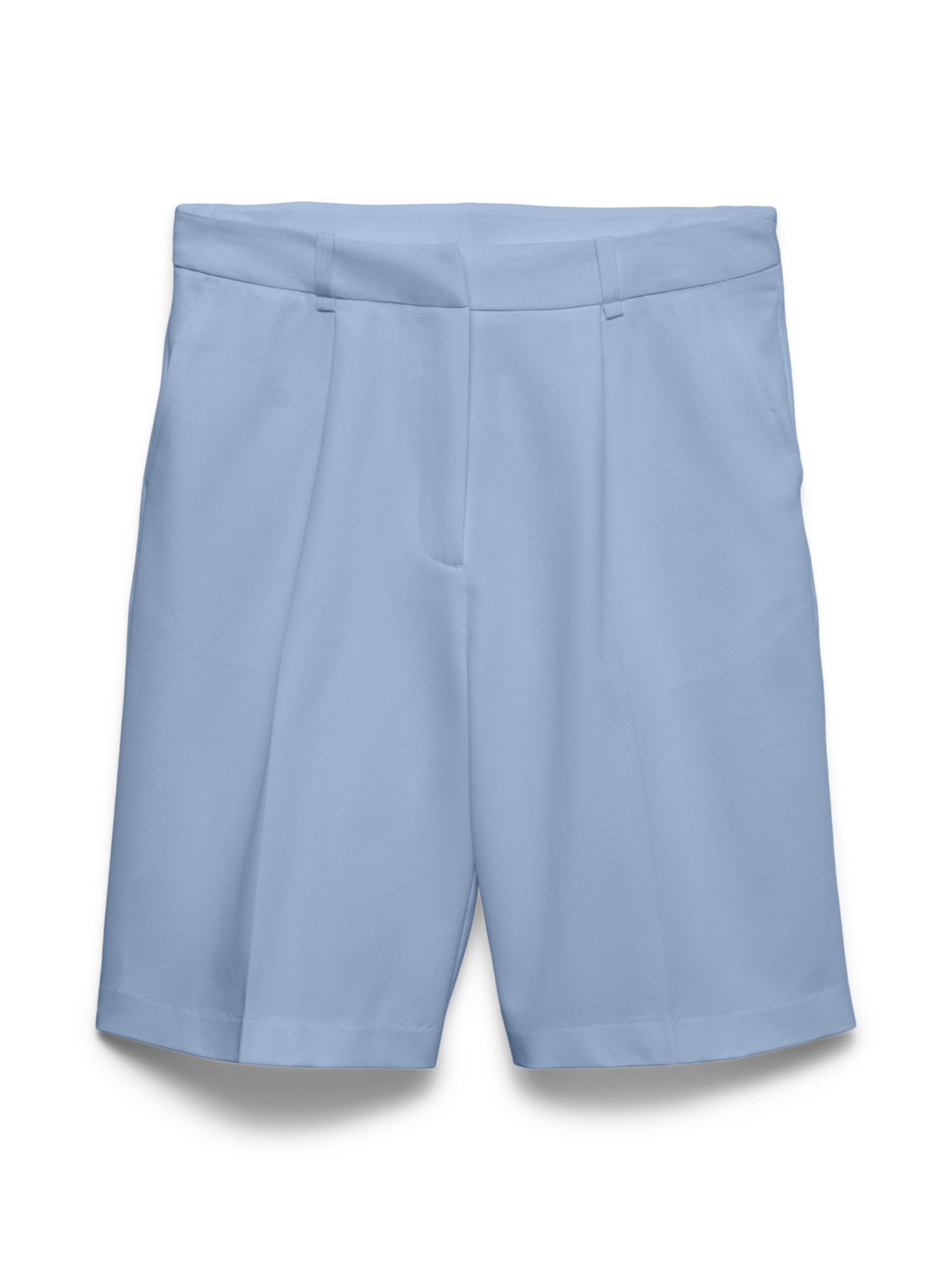 VERO MODA - Loosefit Pantalón plisado en azul: frente