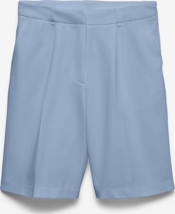 VERO MODA - Loosefit Pantalón plisado en azul: frente