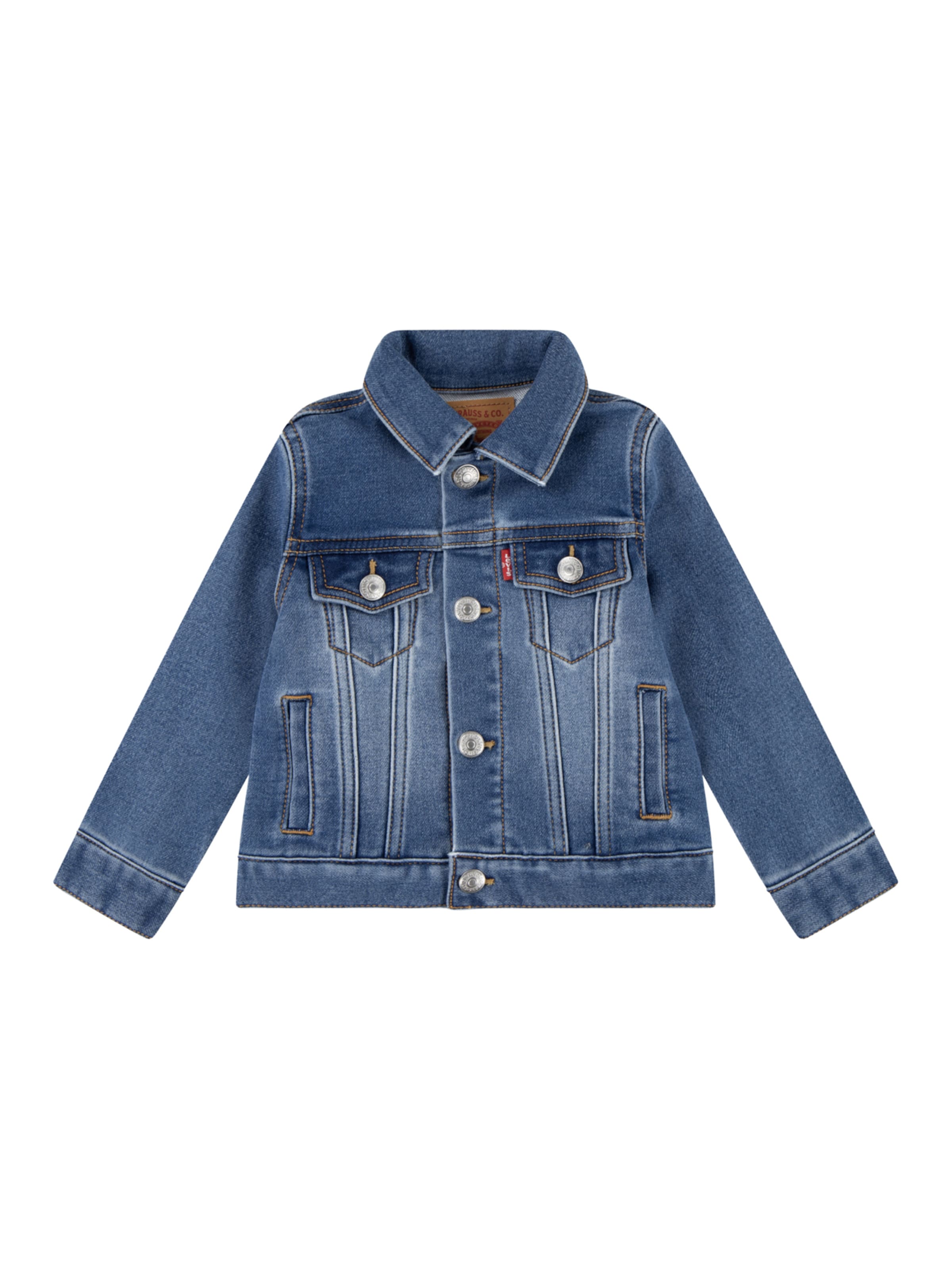 Levi's Kids Tussenjas 'MY FIRST TRUCKER' in Blauw: voorkant
