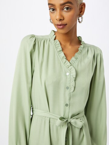 Robe-chemise 'Elysse' MSCH COPENHAGEN en vert