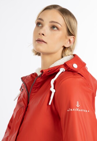 Manteau fonctionnel DreiMaster Maritim en rouge