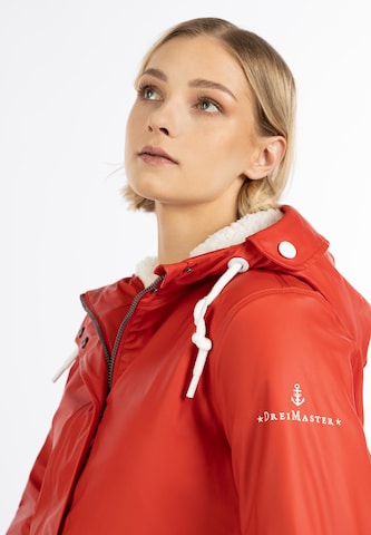 DreiMaster Maritim Λειτουργικό παλτό σε κόκκινο