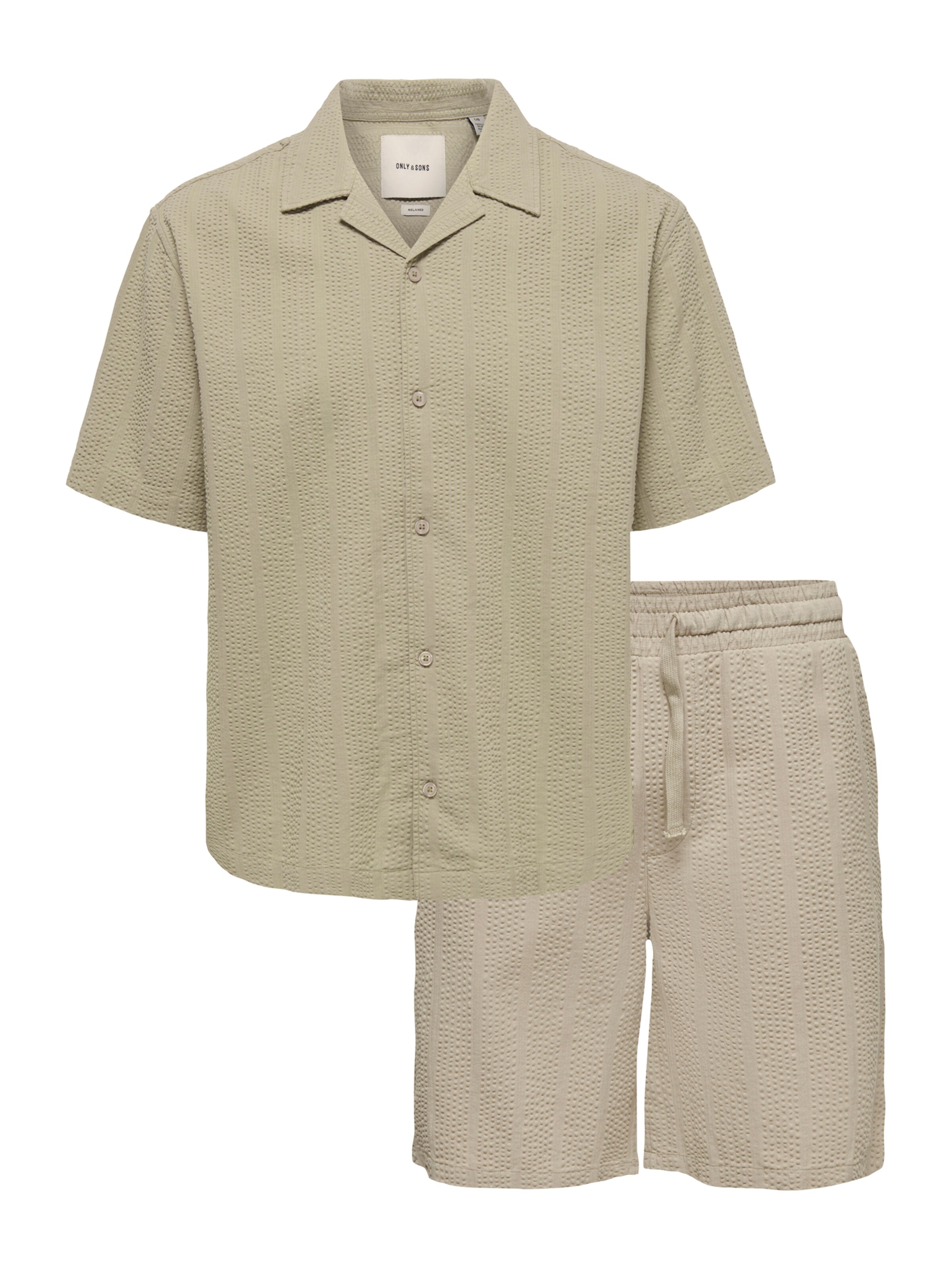 Coupe regular Survêtement 'ONSCRUZ' Only & Sons en marron : devant