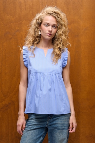 CULTURE - Blusa 'Veda Ebony' en azul