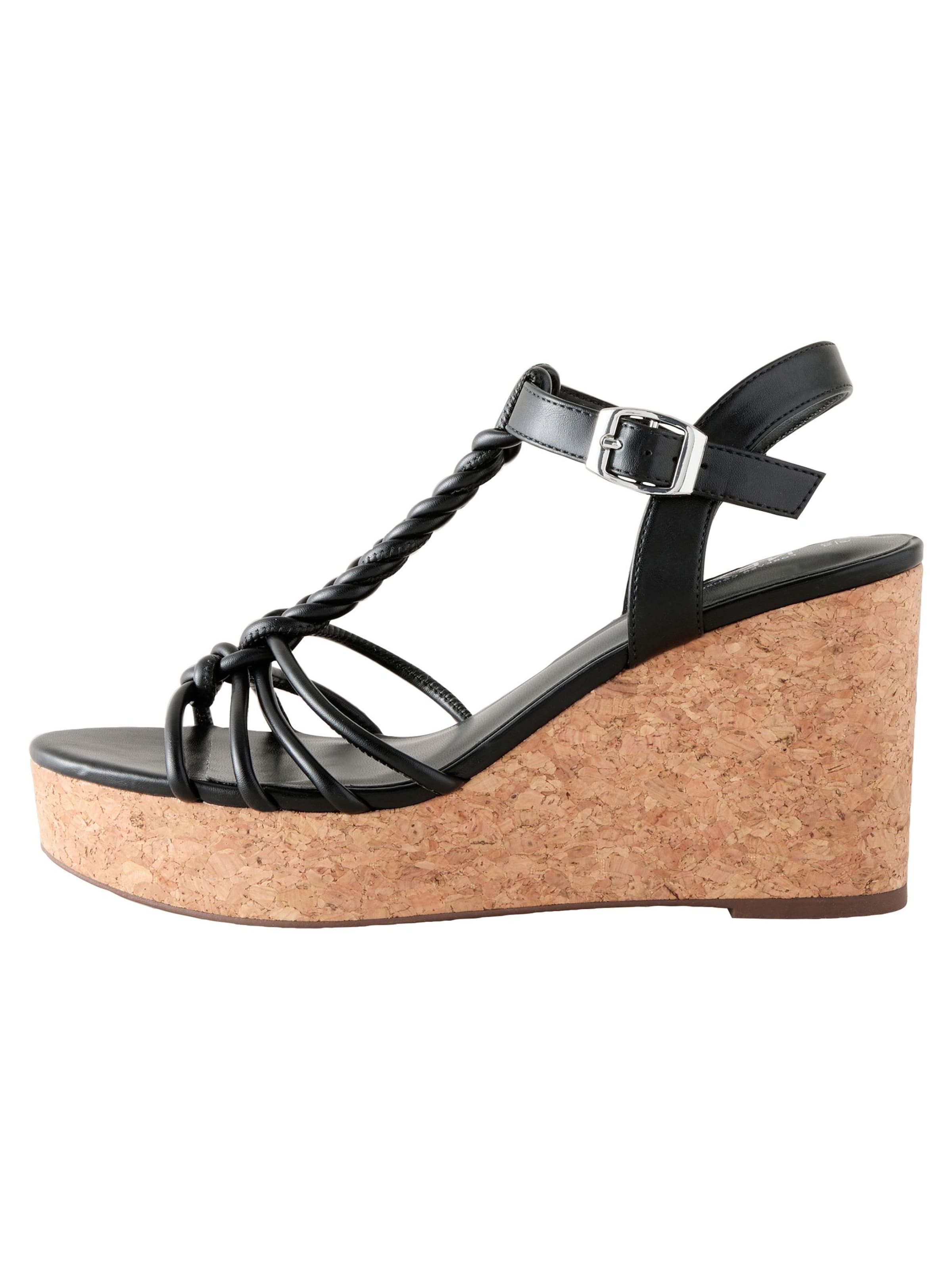 Sandale 'Forever Comfort®' de la Next pe negru: față