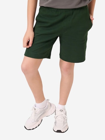 Tommy LifeHlače 'TOMMY Shorts aus Baumwollmischung' - zelena boja: prednji dio