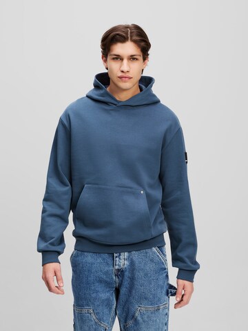 KARL LAGERFELD JEANS Mikina – modrá: přední strana