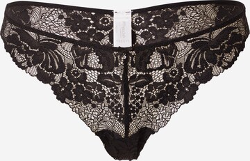 String di Women' Secret in nero: frontale