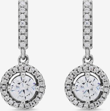 Luxenter Oorbellen 'Gusu' in Wit: voorkant