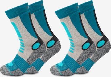 Occulto Athletic Socks 'Gerlinde' in Blue: front