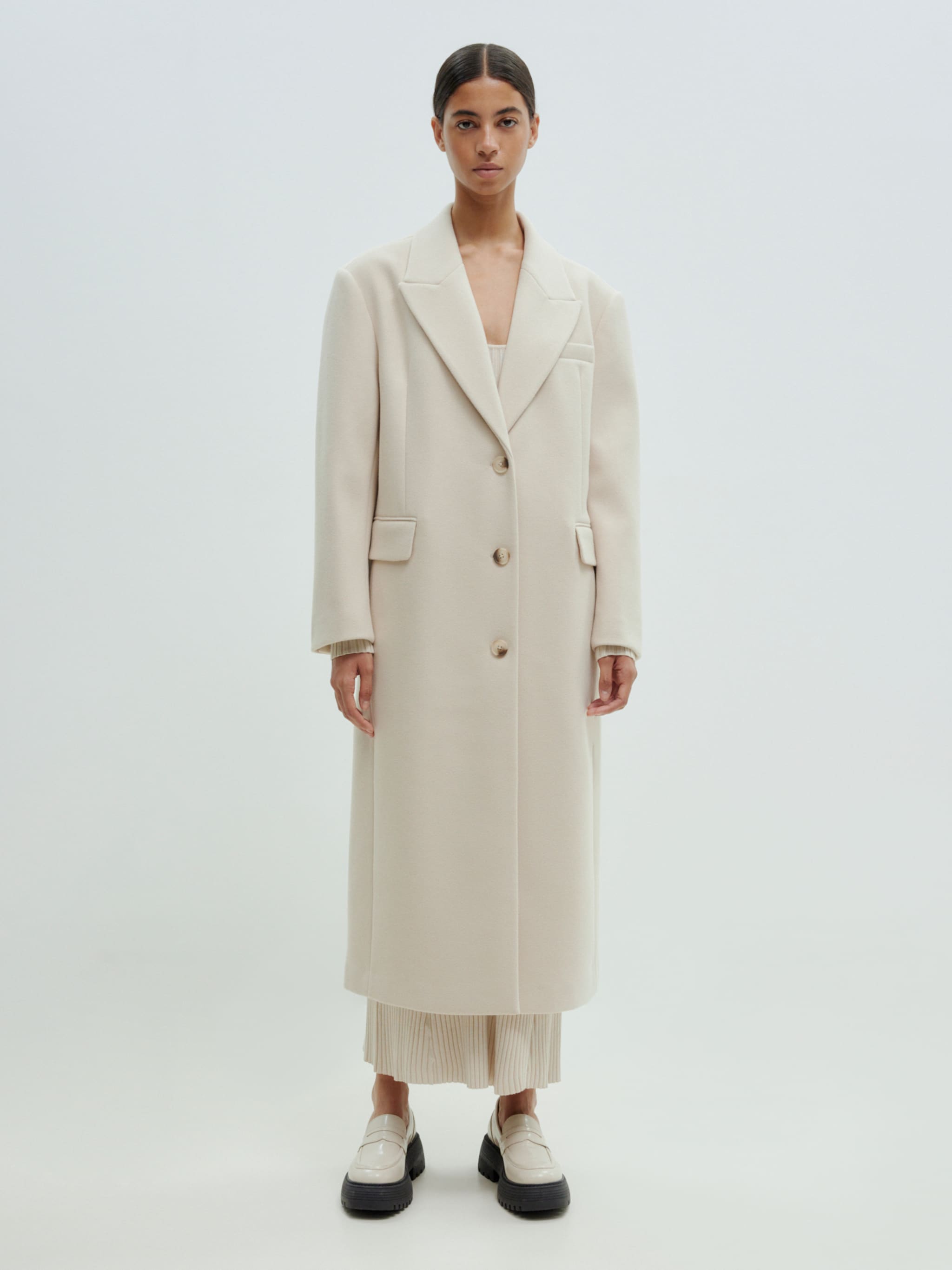 EDITED Producten Tussenmantel 'Domenika' Beige