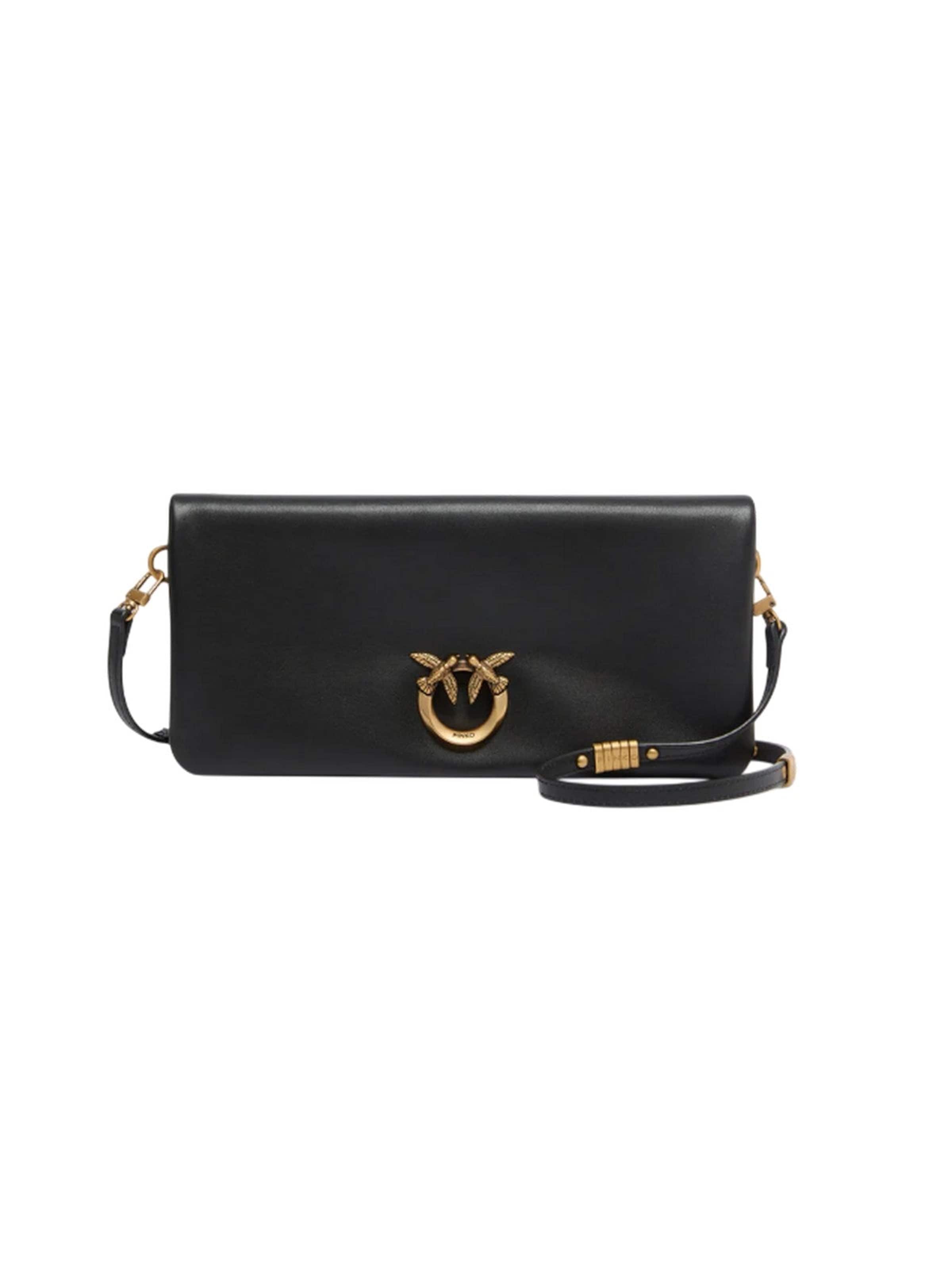PINKO - Bolso de hombro en negro: frente