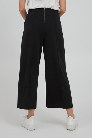 ICHI Wide leg Pants 'IHKATE' in Black