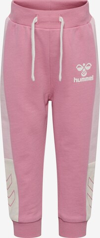 Pantalon de sport Hummel en rose : devant