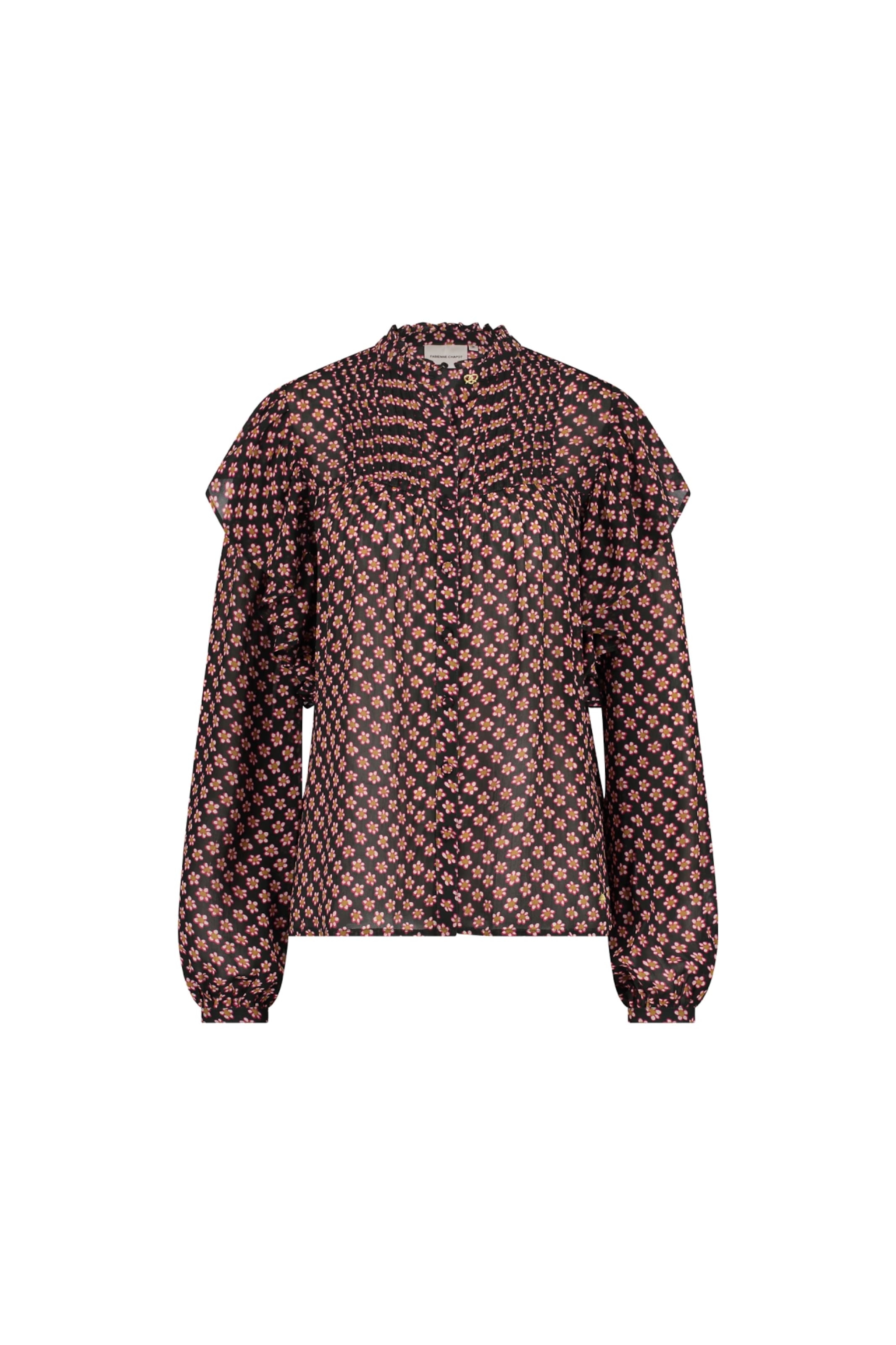 Fabienne Chapot Blouse 'Bibi' in Black: front