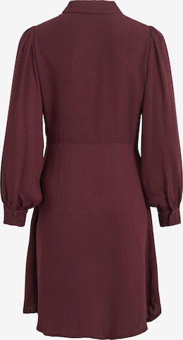 VILA Shirt Dress 'Nalu' in Red