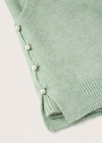 MANGO Knit Cardigan 'Sintra' in Green