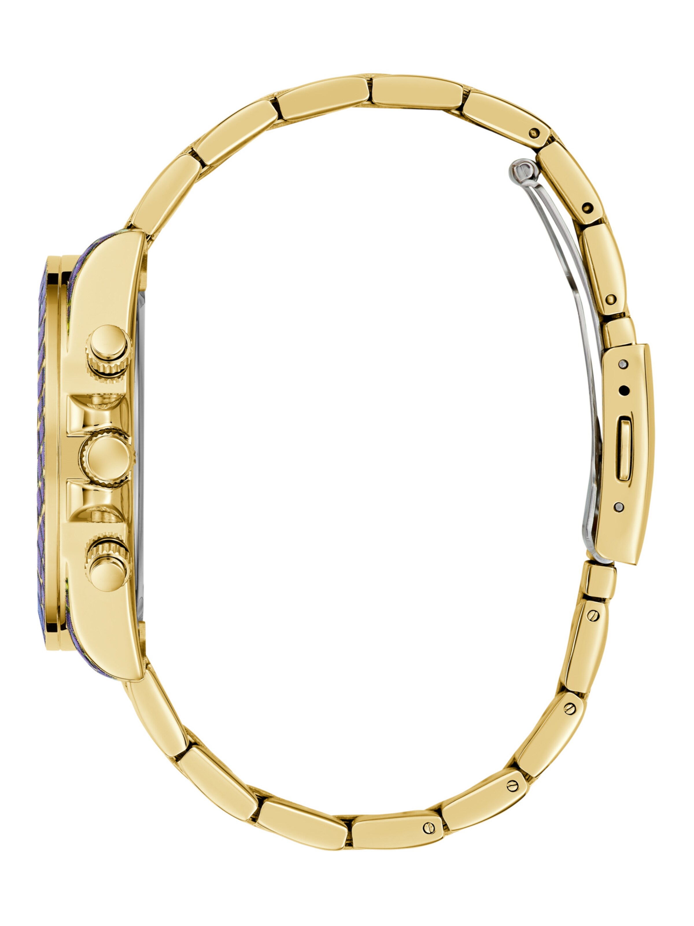 GUESS Analogt ur 'Serpentina' i lilla