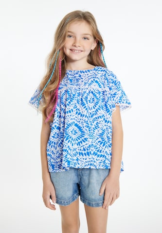 IZIA Blouse in Blauw: voorkant