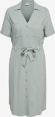 Abito camicia 'CARSiesta' di ONLY Carmakoma in verde: frontale