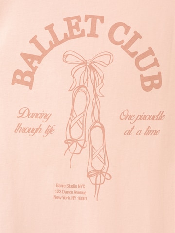 Tricou 'RIN' de la MANGO pe roz