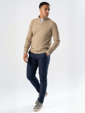 TEESHOPPEN Sweater ' Pullover ' in Beige