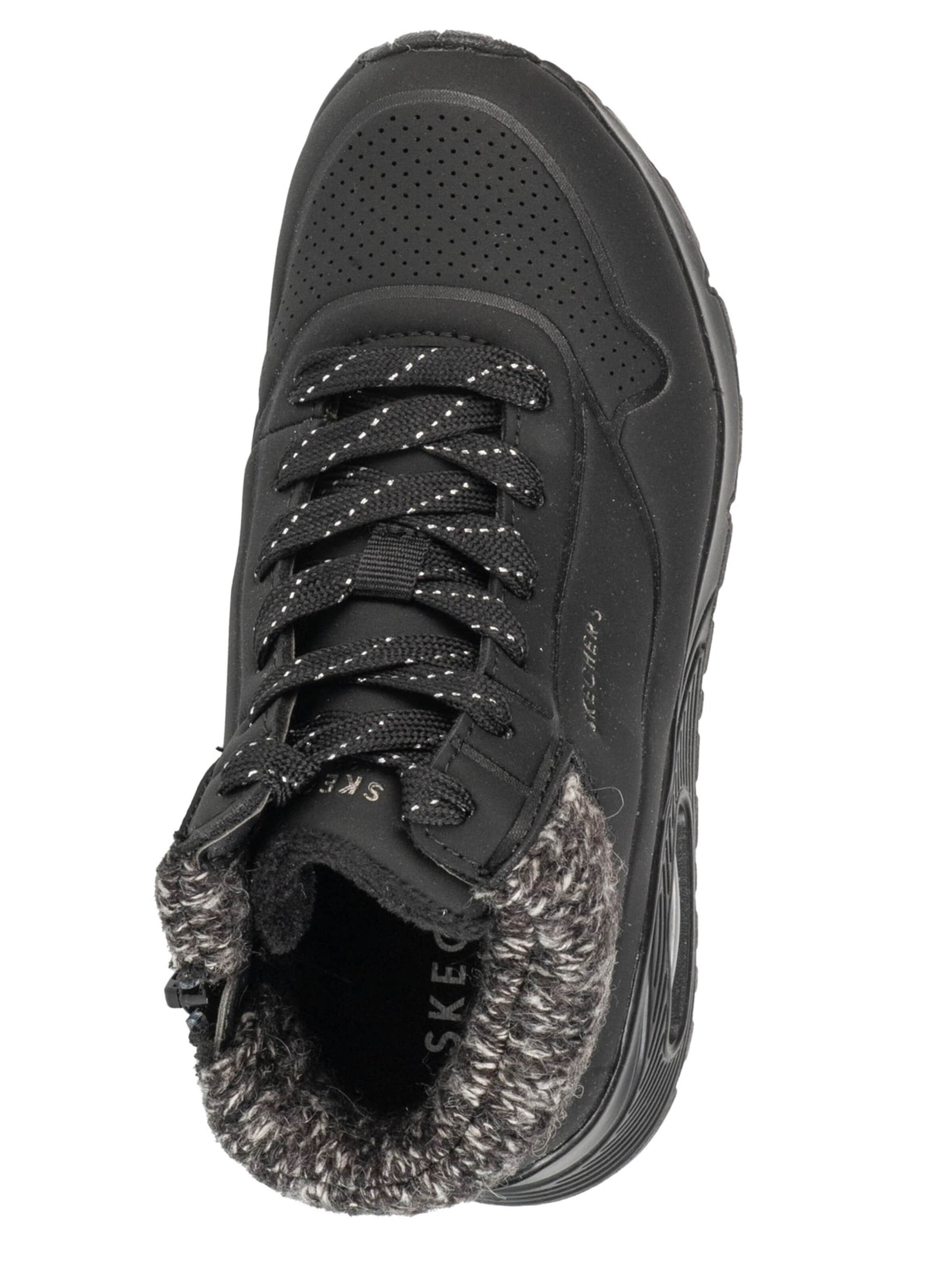 Baskets hautes 'Uno Gen1 - Darling Daze' SKECHERS en noir