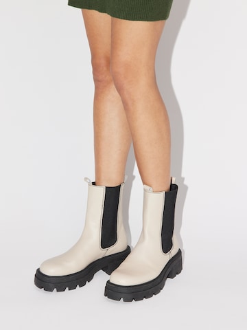 Chelsea Boots 'Abby' LeGer by Lena Gercke en beige : devant