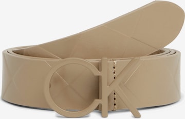 Calvin Klein Belt 'Re-Lock' in Beige: front