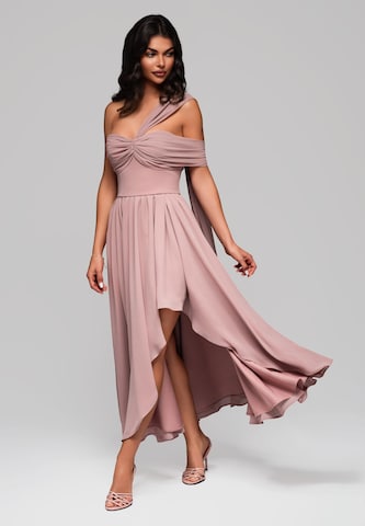 Ombre Evening dress in Pink: front