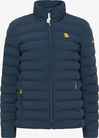 Schmuddelwedda Winter Jacket in Blue: front