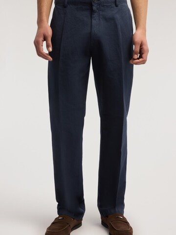 Trussardi Regular Trousers in Blue: front