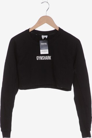 GYMSHARK Sweater S in Schwarz: predná strana