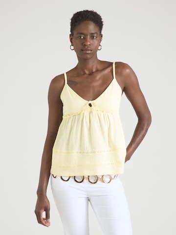 HOLLISTER Top in Yellow: front