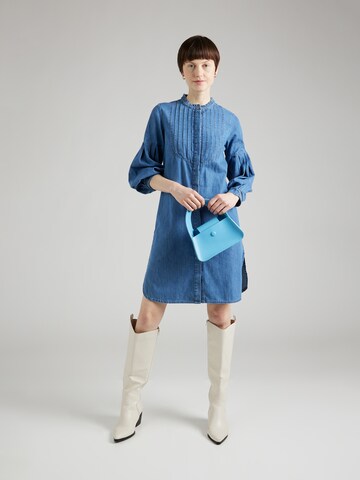 Thought Shirt Dress in Blue