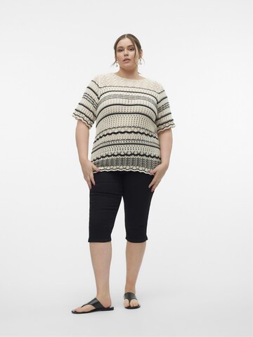 Vero Moda Curve Sweater 'MINOU' in White