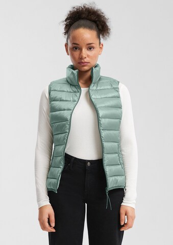 Gilet QS en vert : devant