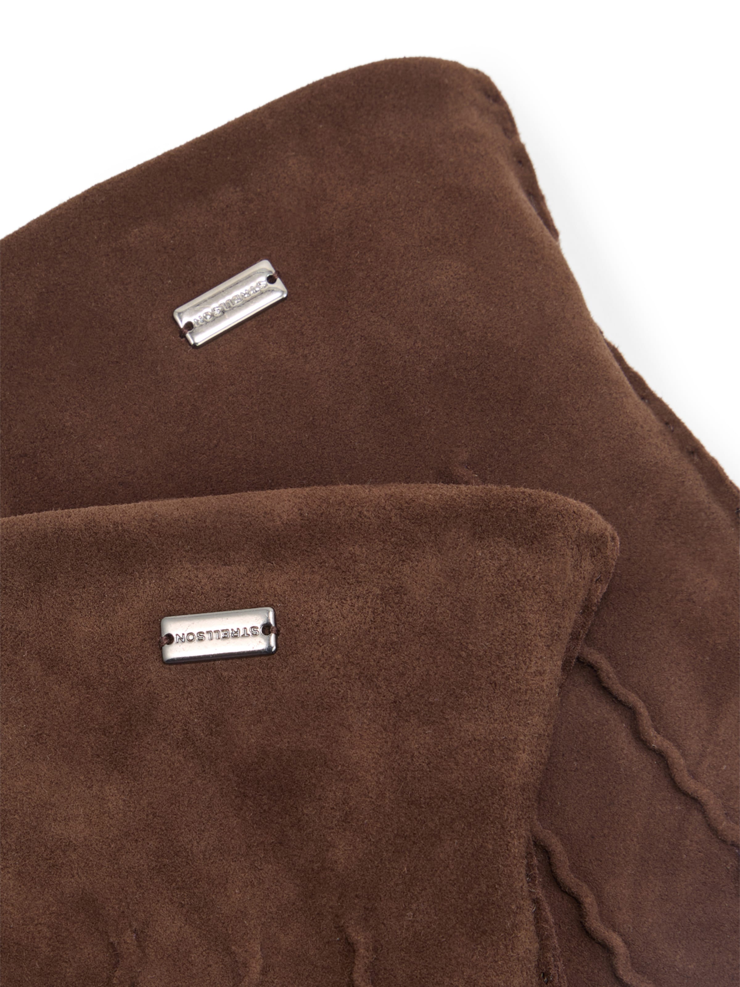 STRELLSON Full finger gloves in Brown