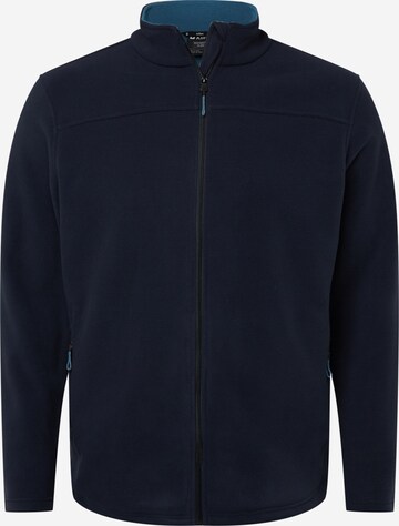 KILLTEC Athletic Fleece Jacket in Blue: front