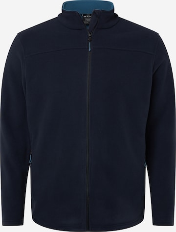 KILLTEC Athletic fleece jacket in Blue: front