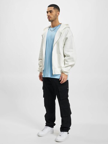 DEF Zip-Up Hoodie in White