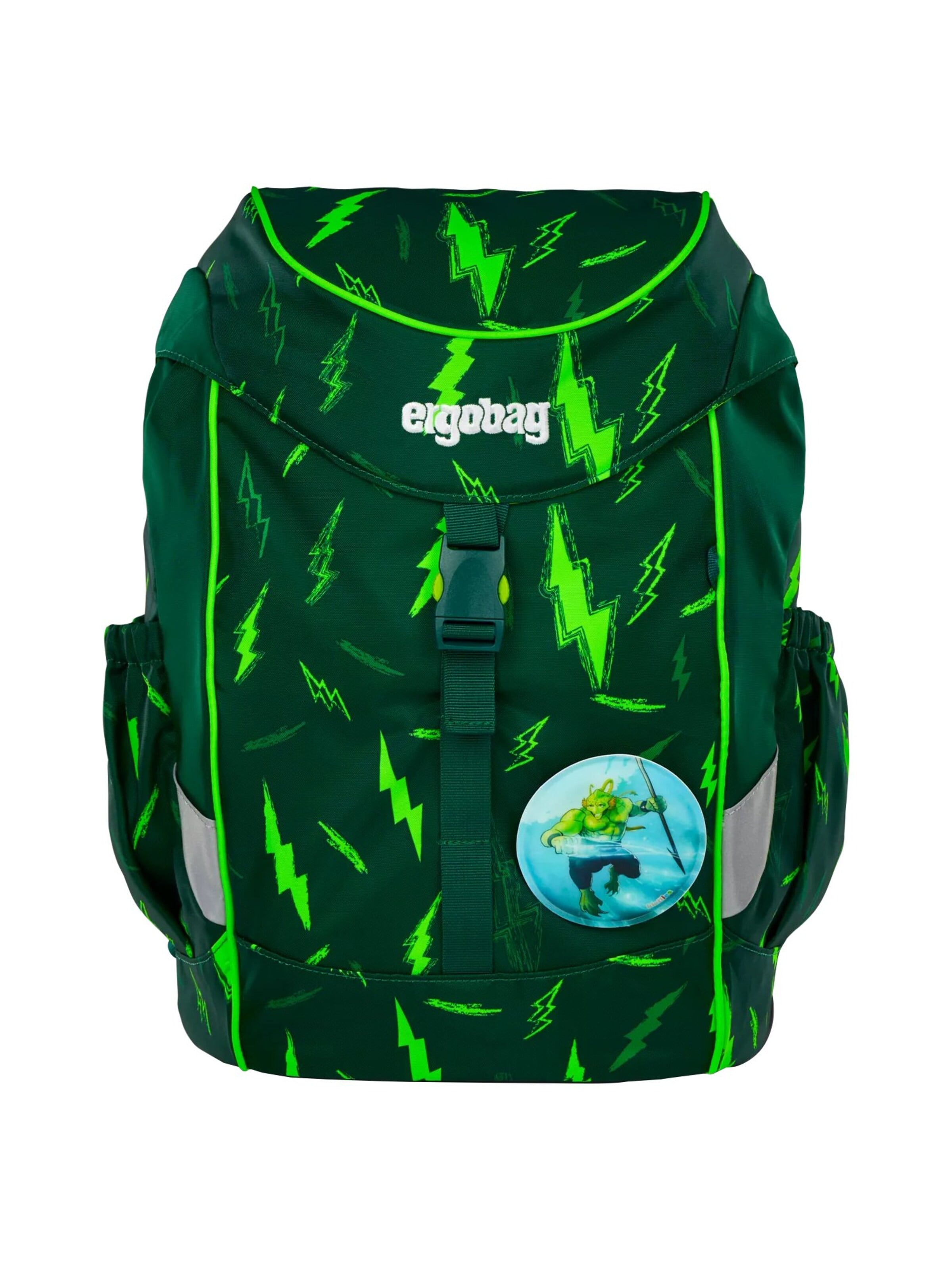 ergobag Rucksack 'Kinderrucksack mini'‌‌‌ in Grün: Vorderseite