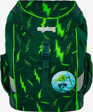 ergobag Rucksack 'Kinderrucksack mini' in Grün: Vorderseite
