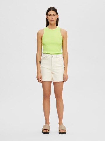 SELECTED FEMME Regular Shorts 'Krista' in Weiß