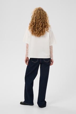 CULTURE - Camisa 'CUColum' em branco